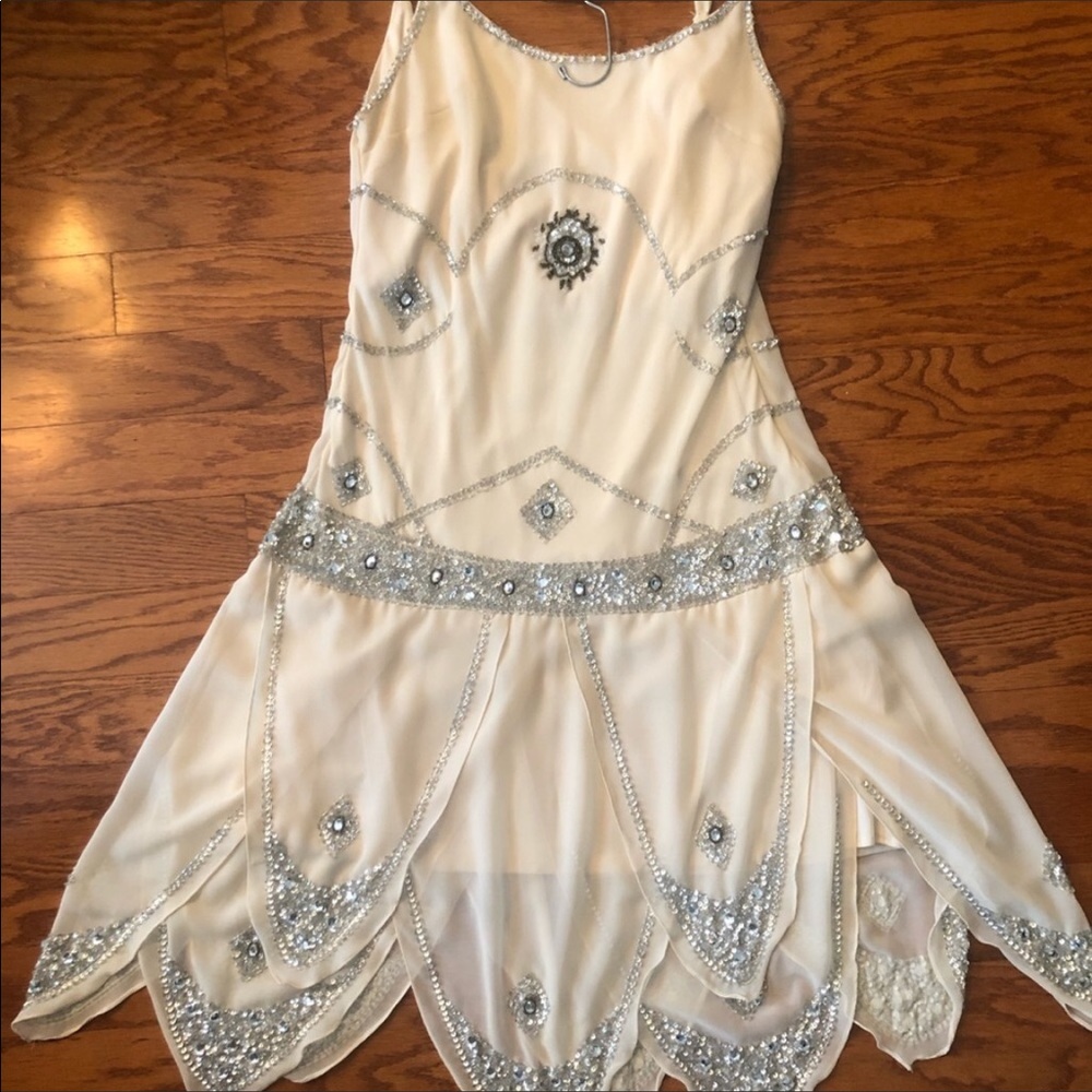 Unique Prom Vintage Beaded Dress - Picture 3 of 8